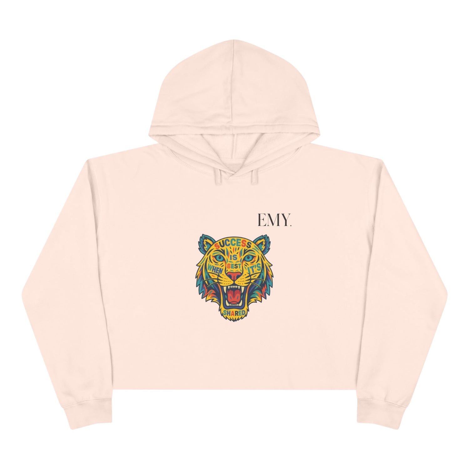 Bold Tiger Crop Hoodie Women Limited Edition