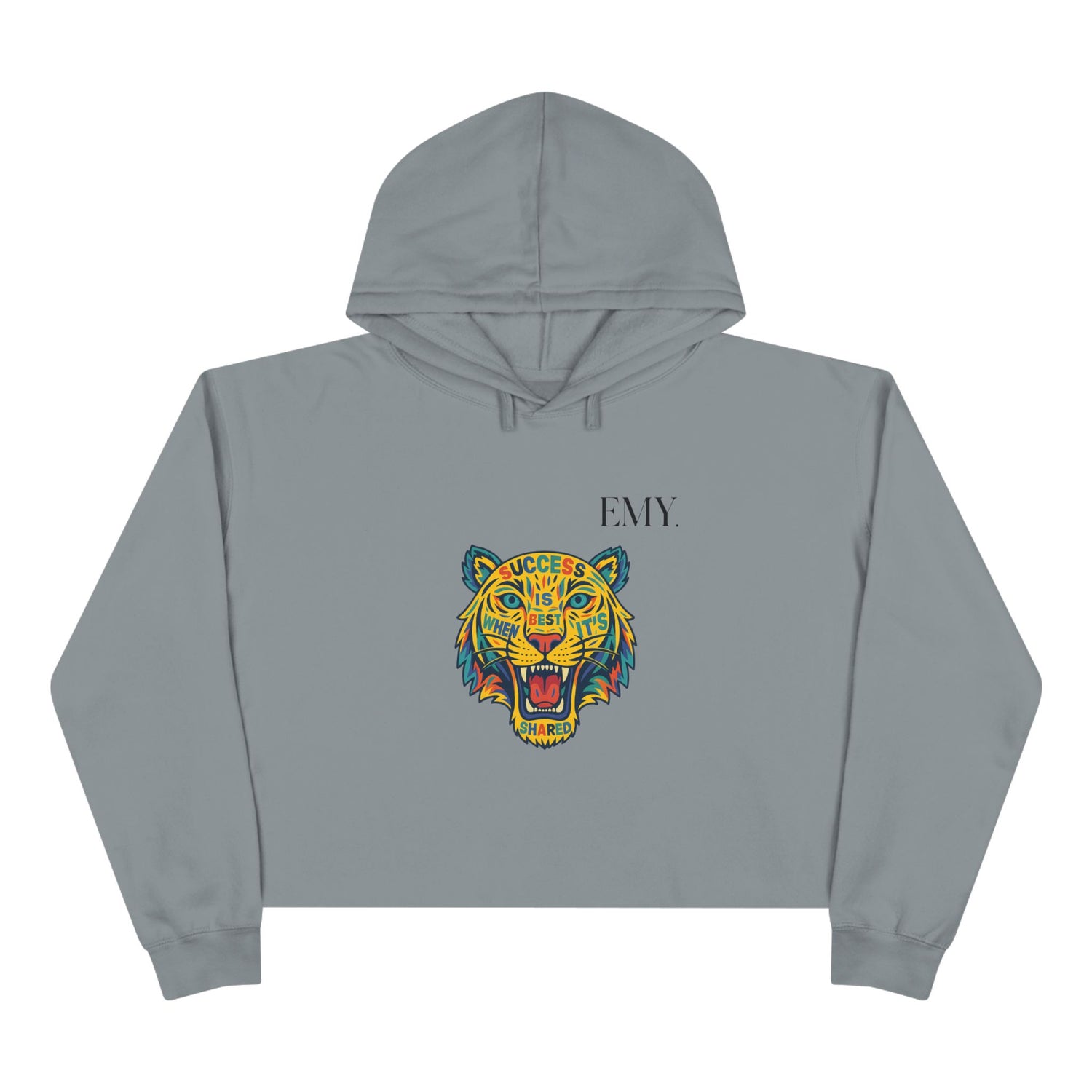 Bold Tiger Crop Hoodie Women Limited Edition