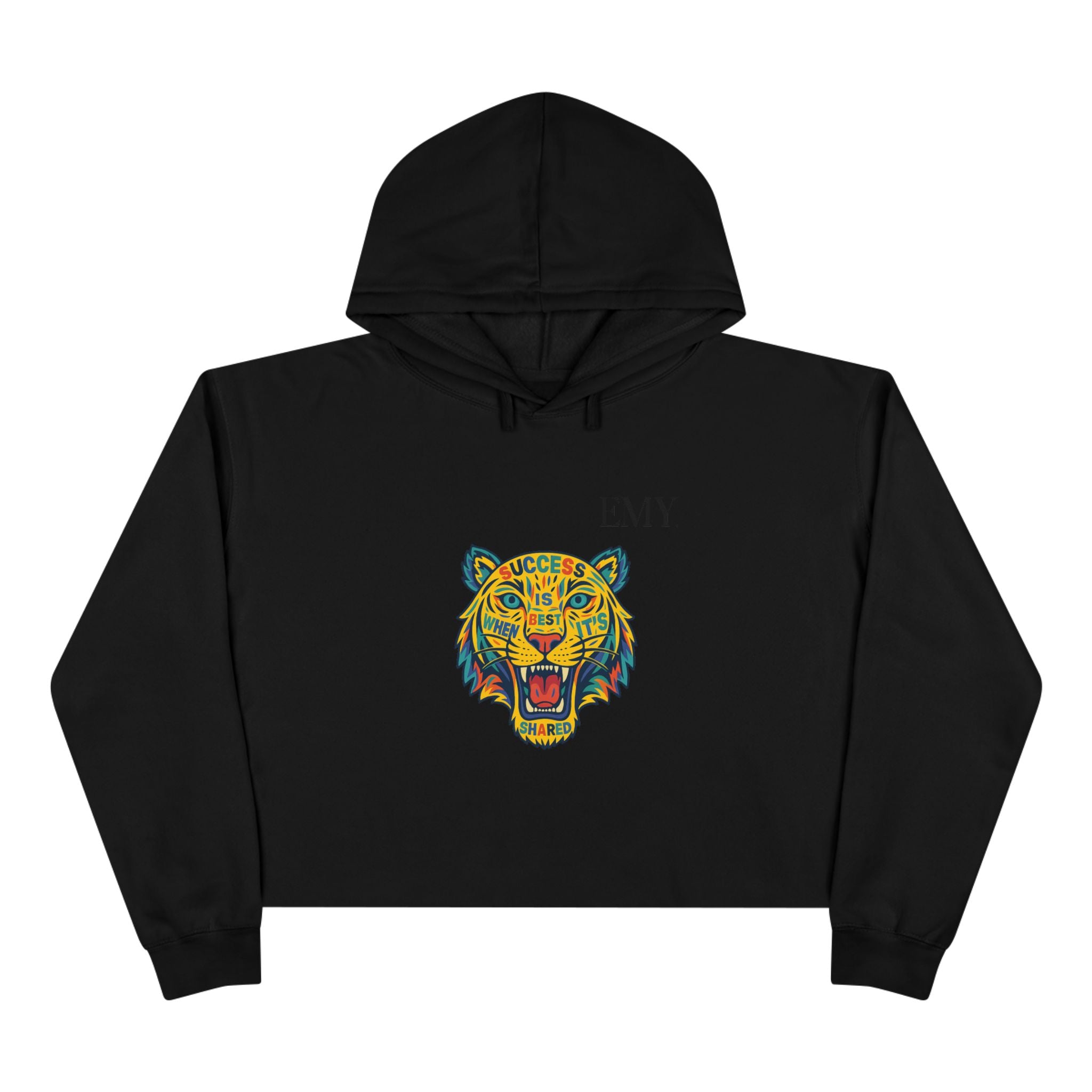 Bold Tiger Crop Hoodie Women Limited Edition