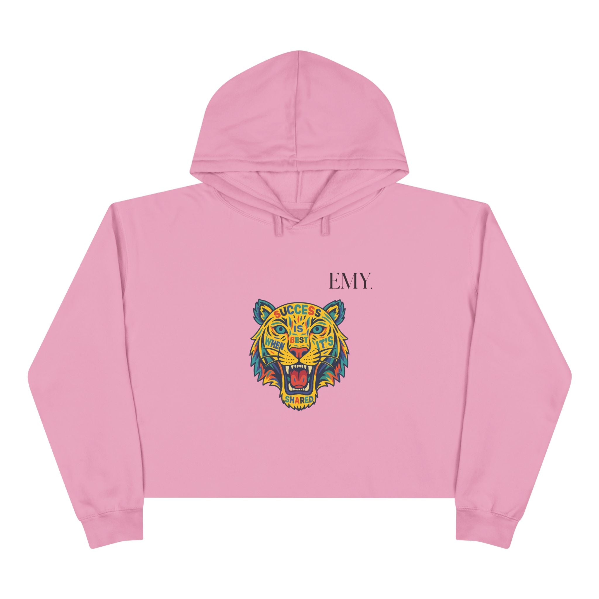 Bold Tiger Crop Hoodie Women Limited Edition