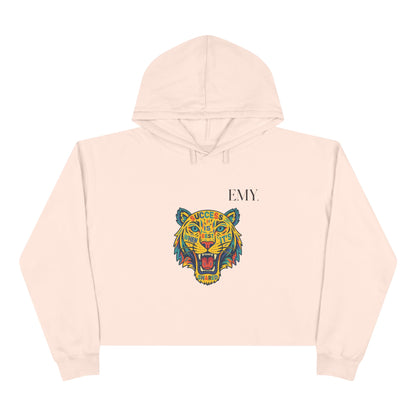 Bold Tiger Crop Hoodie Women Limited Edition