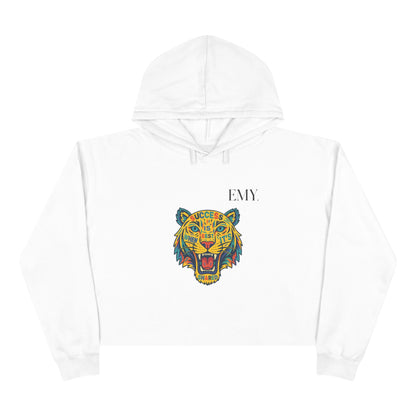 Bold Tiger Crop Hoodie Women Limited Edition