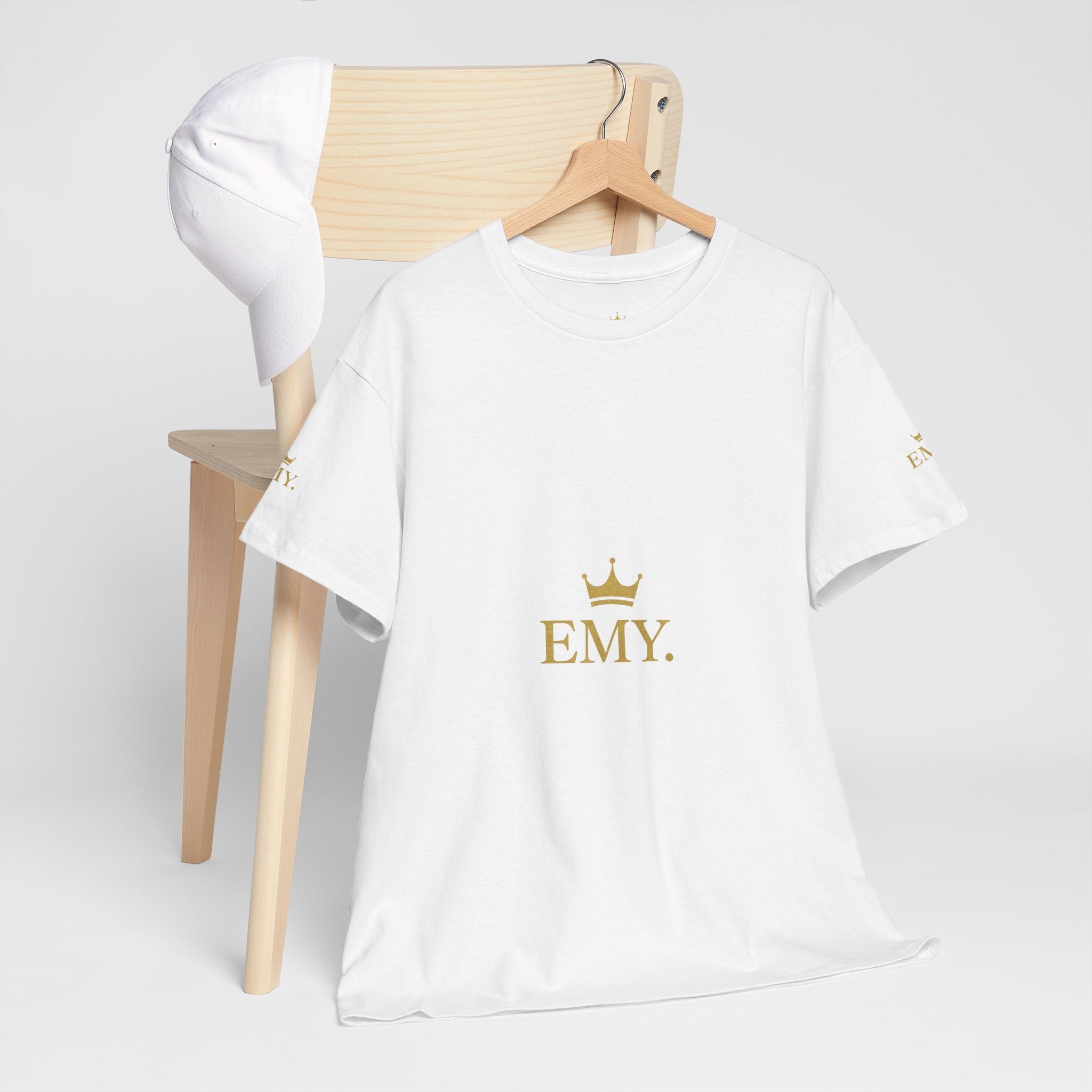 Custom Crown Tee for Emy, Unisex Heavy Cotton Shirt, Unique Gift, Casual Wear, Personalized Fashion, Birthday Gift
