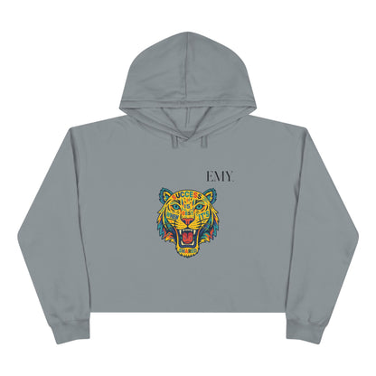 Bold Tiger Crop Hoodie Women Limited Edition