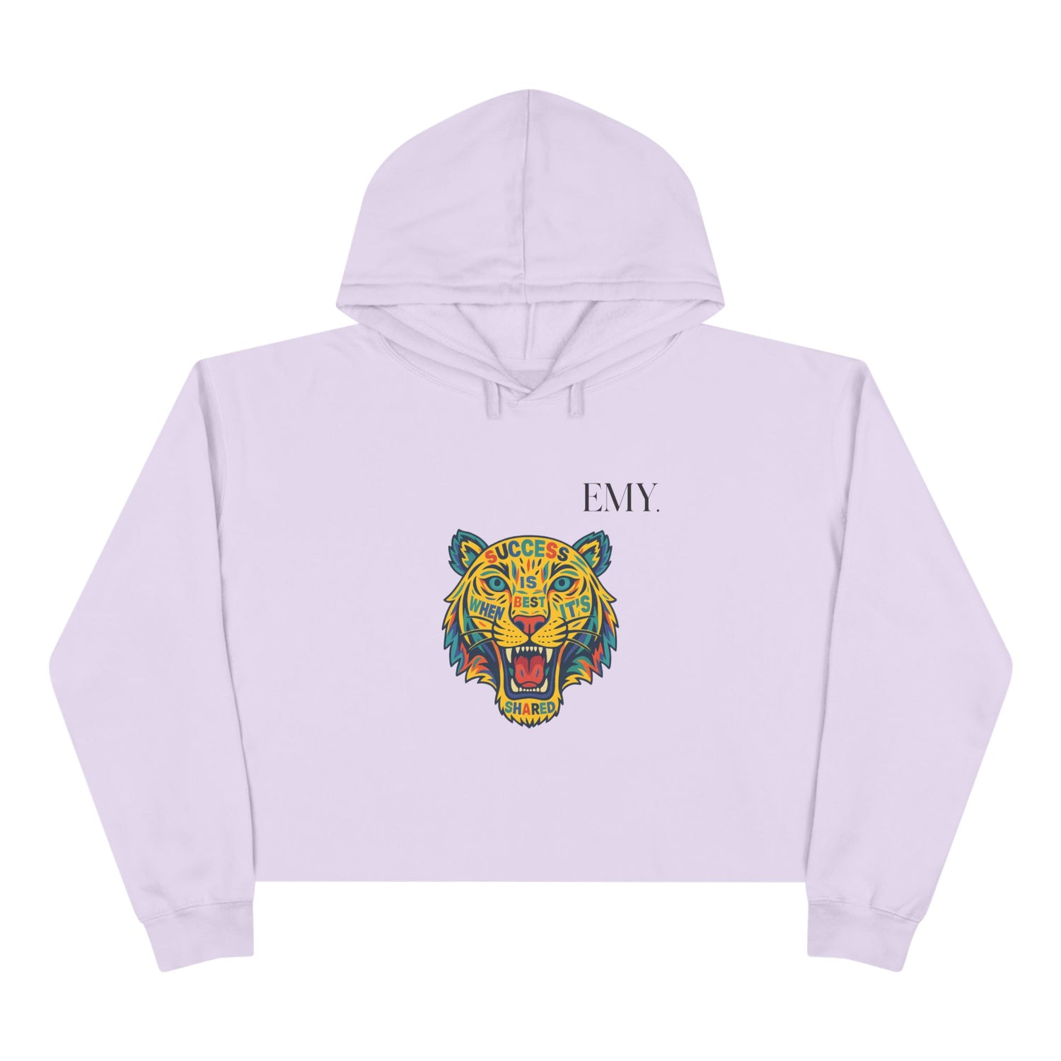 Bold Tiger Crop Hoodie Women Limited Edition