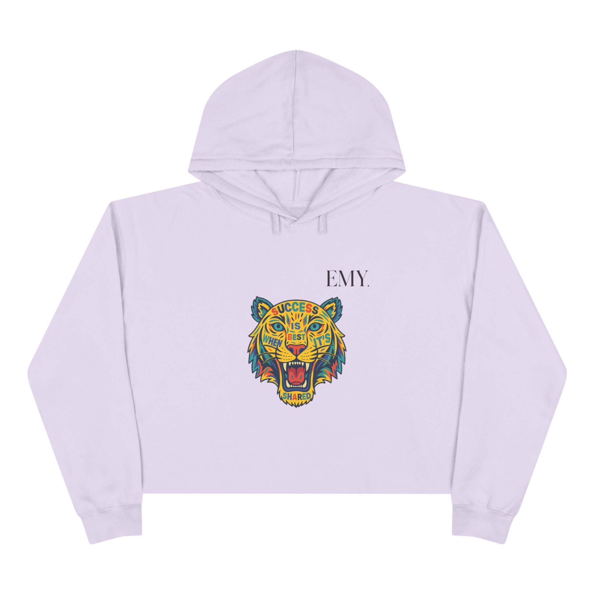 Bold Tiger Crop Hoodie Women Limited Edition