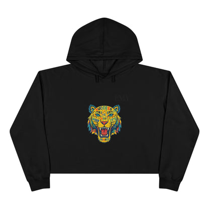 Bold Tiger Crop Hoodie Women Limited Edition