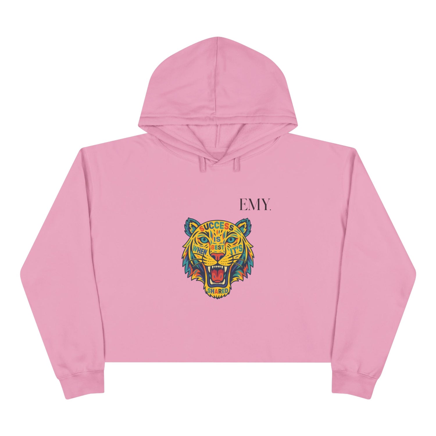 Bold Tiger Crop Hoodie Women Limited Edition