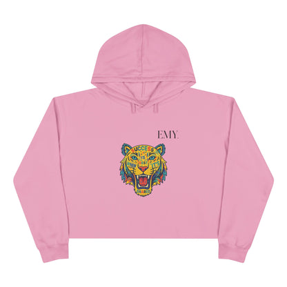 Bold Tiger Crop Hoodie Women Limited Edition