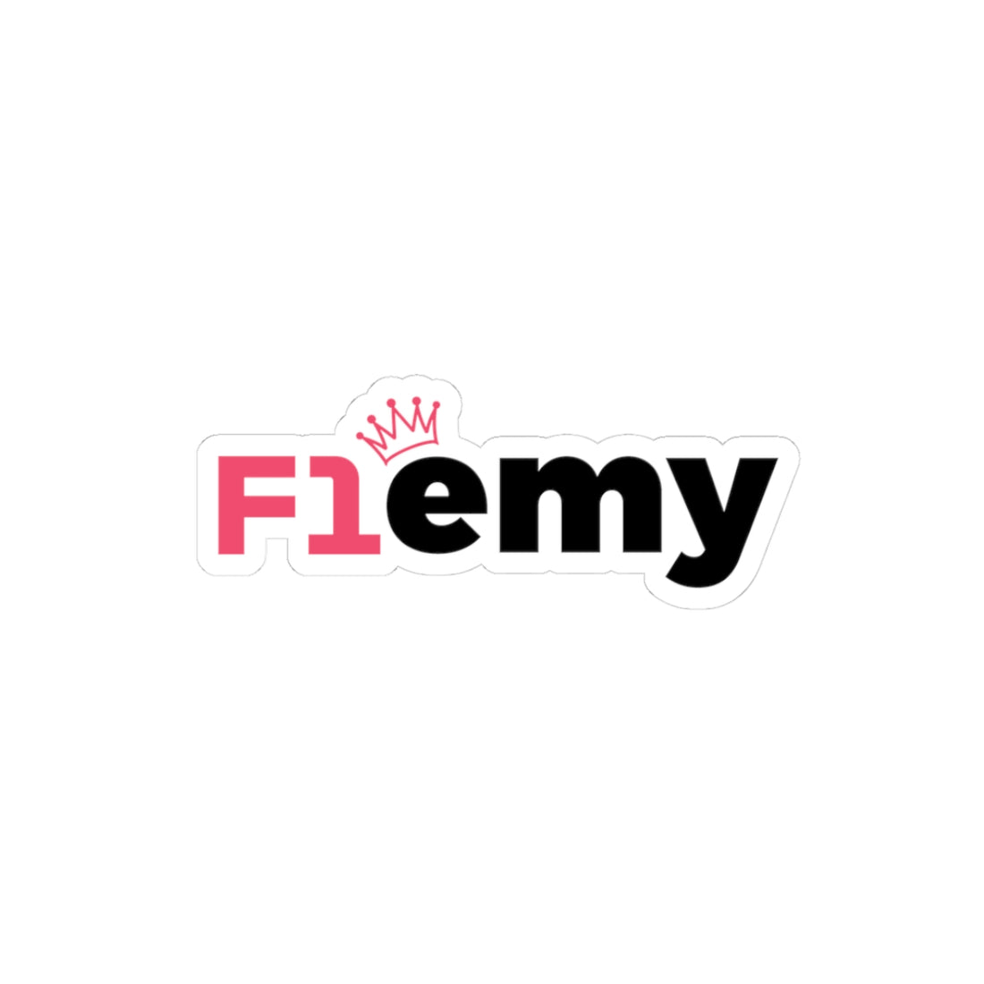 F1emy Kiss-Cut Stickers | Racing Fan Decor, Laptop Stickers, Car Decals, Gift for Motorsport Lovers